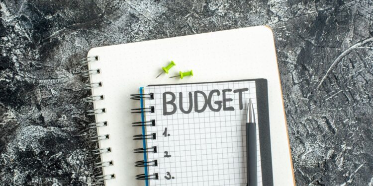 top view budget written